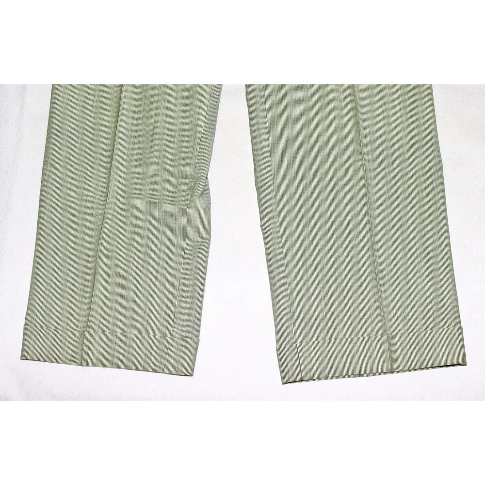 Zanella Benny Mens Dress Slacks Flat Front Cuffed Striped Trousers Pants Size 36